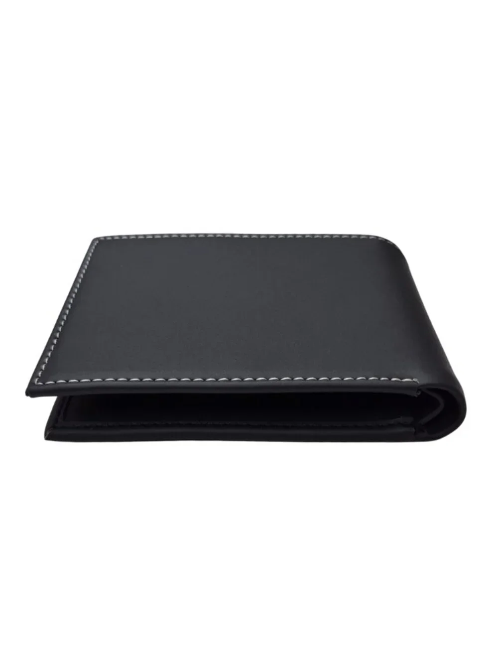 Men's Bi-fold Wallet Black - Genuine Peruvian Leather - New with Box